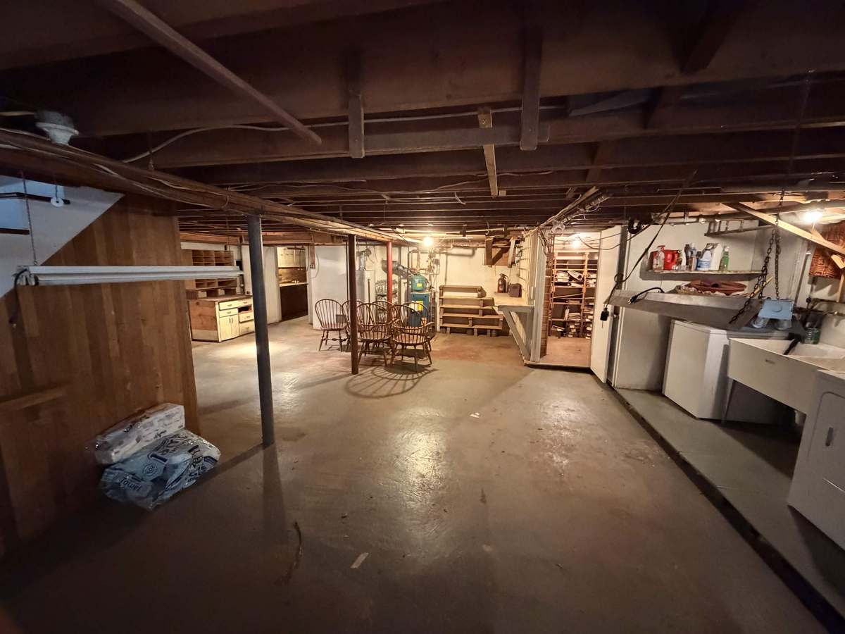 Full basement cleanout — after Apex Junk Removal completed the work